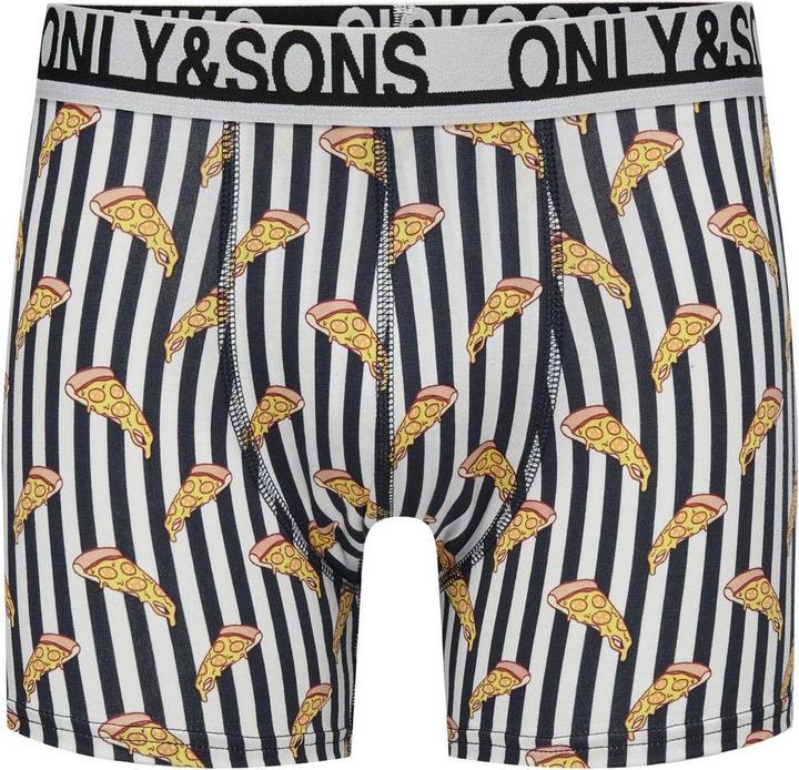 Produktbild Only & Sons Onsfitz Print Wb Bold Stripe Boxer 1pack (S)