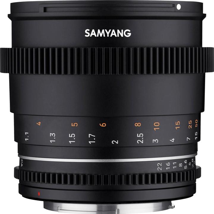 Actual product image Samyang MF 85mm T1.5 VDSLR MK2 Canon RF (Canon RF, full size, APS-C / DX, Micro Four Thirds)