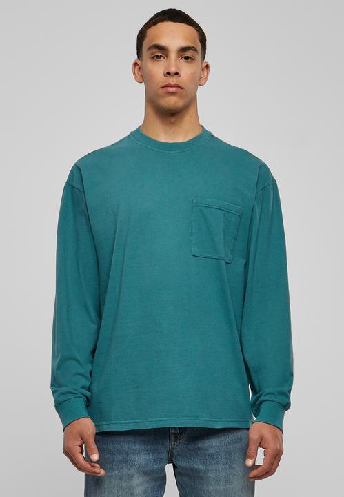 Immagine prodotto Urban Classics Uomo Pigment Dyed Pocket a manica lunga (M)