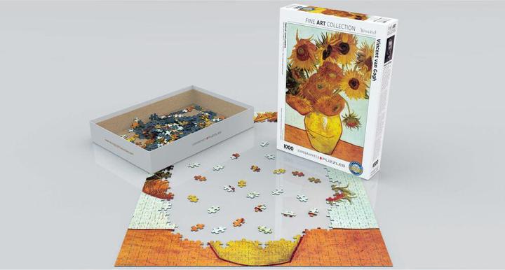 Produktbild Eurographics Zwölf Sonnenblumen Vase (1000 Teile)