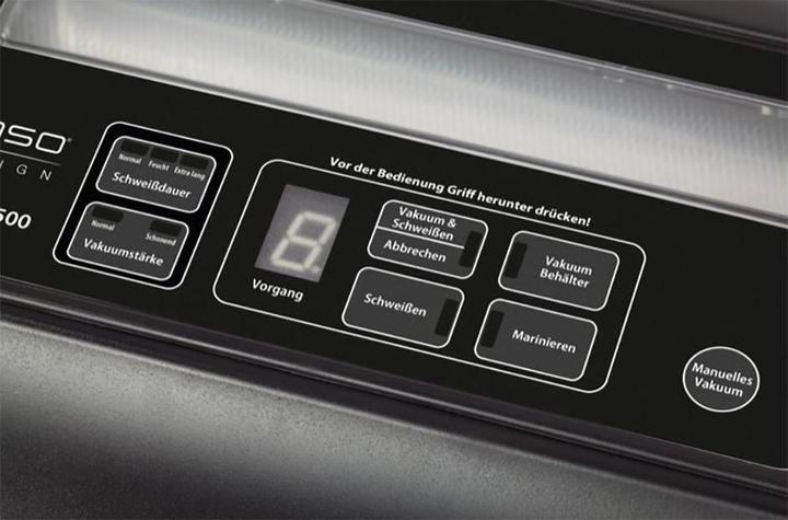 Actual product image Caso FastVac 500