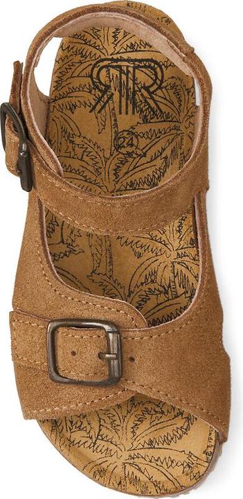 Actual product image La Redoute Collections Leather sandals with buckle (20)