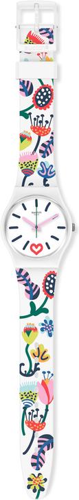 Actual product image Swatch Just Flowers (Analogue wristwatch, 34 mm)