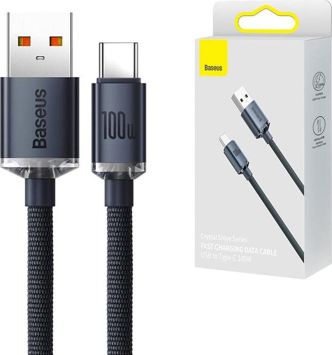 Actual product image Baseus USB A – USB C (1.20 m, USB 2.0, 100 W)