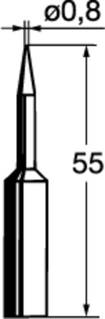 Actual product image Kurtz Ersa SPADE TIP 0.8MM (Soldering tip)