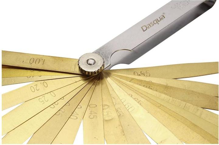 Produktbild Dasqua 1620-0100 Fühlerlehre aus Messing für Zündkerzen (12.50 cm)