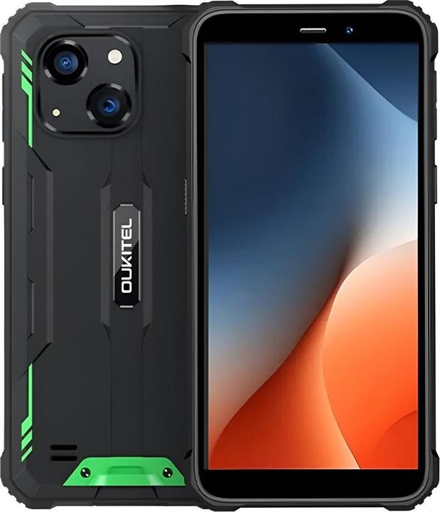 Actual product image Oukitel WP32 PRO 6' 6/256 Gb Grün Smartphone ohne Ladegerät (256 GB, Green, Black, 6", Hybrid Dual SIM, 20 Mpx, 4G)