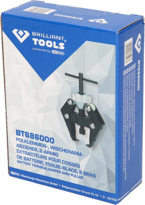 Image du produit Brilliant Tools Extracteur pour cosses de batterie, essuie-glace, 2 griffes