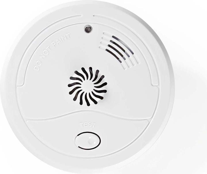 Produktbild Nedis Heat Alarm Battery Powered Battery Life up to: 7 Year with Test Button 85 dB ABS White