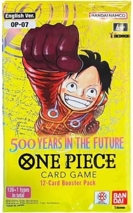 Actual product image One Piece 500 Years in the Future OP07 Booster Pack - Card Game - EN (English, Booster Pack)