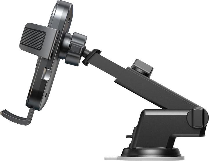 Actual product image Joyroom JR-OK6 car phone holder on the dashboard - black