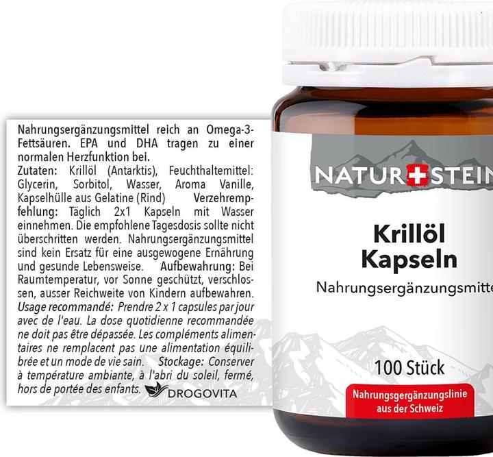 Actual product image Naturstein Krill capsule (100 Piece, Capsules, 158 g)