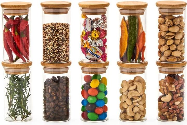 Actual product image EZOWare Spice jars, 200ml (0.20 l)