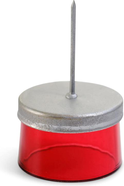 Produktbild Novaliv 8er-Set Teelichthalter rot - Kerzenhalter zum Stecken - Teelichtgläser - Adventskranz - 5cm (10 x 5 cm)