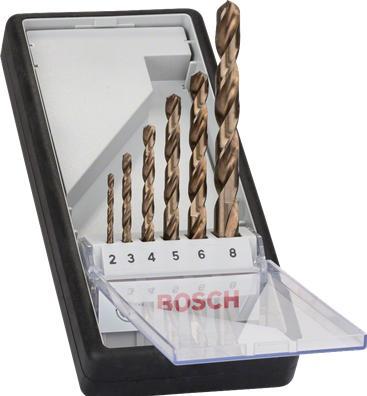 Produktbild Bosch Professional Zubehör PRO Stainless Steel HSS-Co Spiralbohrer-Set, 19-tlg. (1 mm, 1.5 mm, 2 mm, 2.5 mm, 3 mm, 3.5 mm, 4 mm, 4.5 mm, 5 mm, 5.5 mm, 6 mm, 6.5 mm, 7 mm, 7.5 mm, 8 mm, 8.5 mm, 9 mm, 9.5 mm, 10 mm)