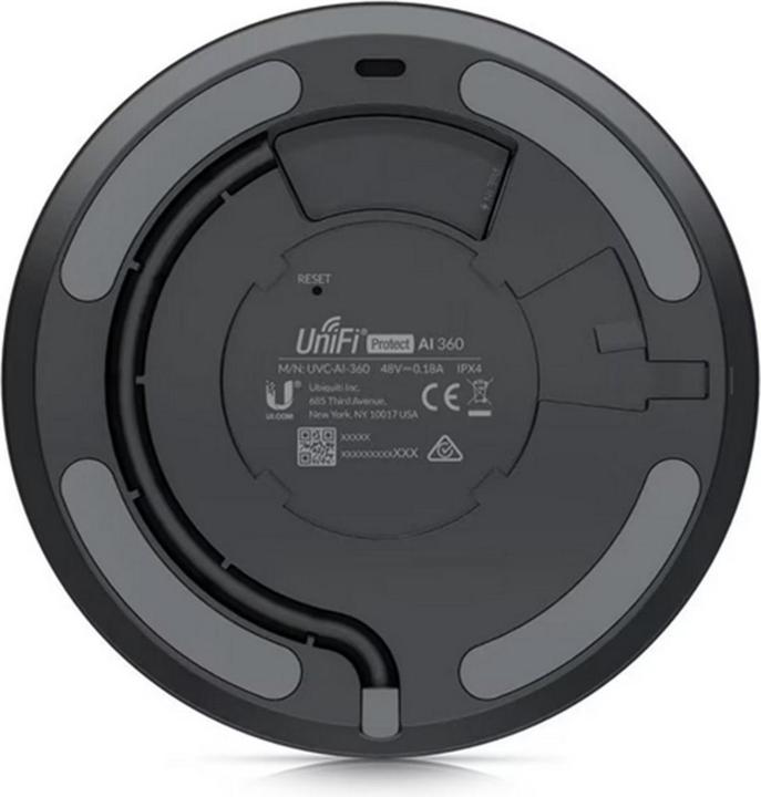 Productafbeelding Ubiquiti UVC-AI-360 - UniFi Camera AI 360 met fisheye lens en IR LED's (1920 x 1920 pixels)