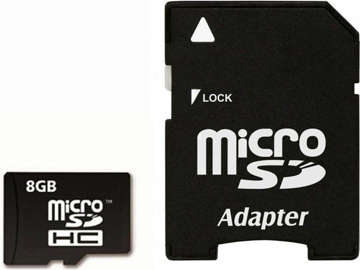 Actual product image IMRO Micro SD card 8 GB - Memory card + adapter (8 GB, microSDHC)