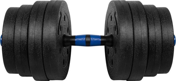 Actual product image Rebel Adjustable bitumen dumbbells with connector 2x15kg ACTIVE (2 x 15 kg)