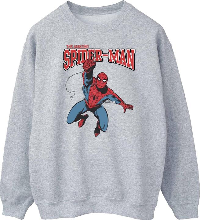 Spiderman Womens/Ladies Leap Sweatshirt