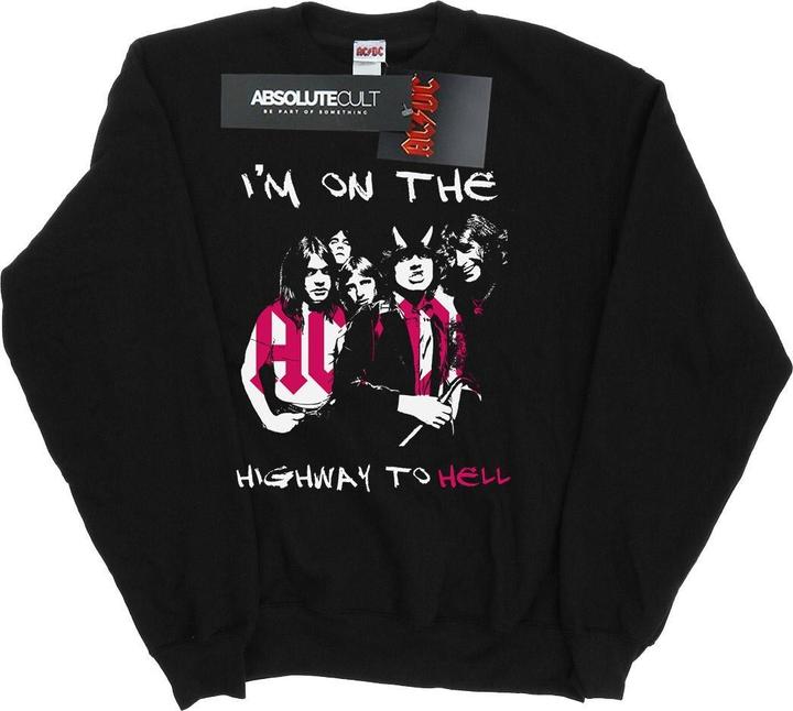 Produktbild AC/DC I'm On The Highway To Hell Sweatshirt aus Baumwolle (L)