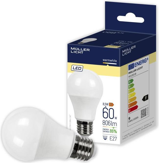 Produktbild Müller Licht LED Birne (E27, 9 W, 806 lm, 1 x, F)