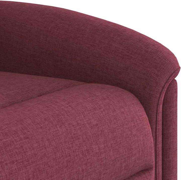 Immagine prodotto VidaXL Poltrona massaggiante con ausilio stand-up in tessuto rosso vino