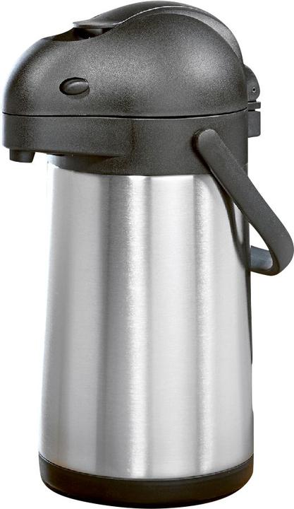 Esmeyer Pump-Isolierkanne ""STREAM"", Inhalt: 1,9 Liter Pumpspender aus doppelwandigem Edelstahl (1.90 l)