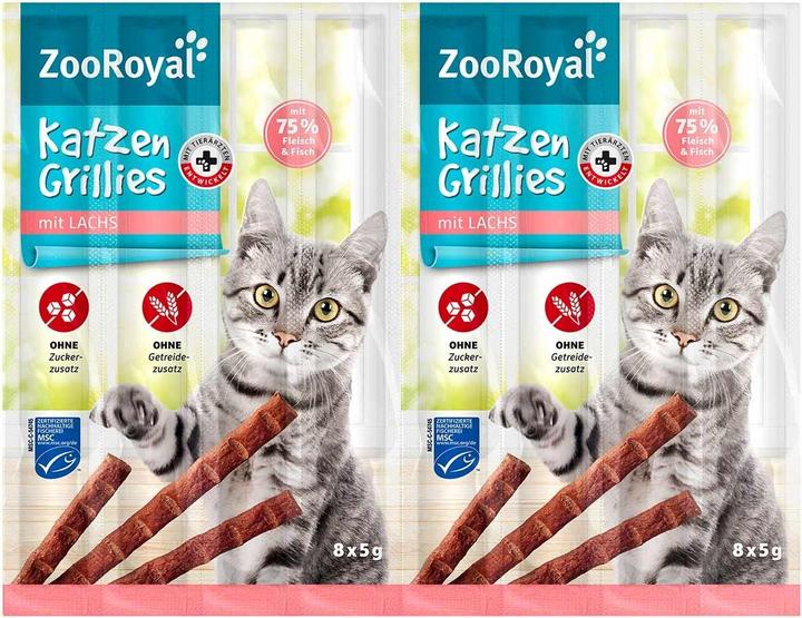 Zooroyal Grilli di gatto con salmone (30 pz., 1200 g)
