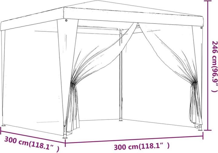 Image du produit VidaXL Desirae (300 cm, 300 cm)