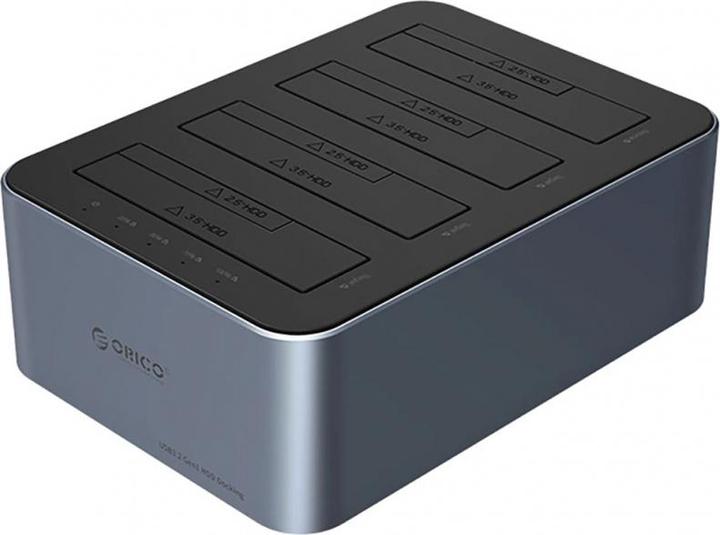 Produktbild Orico HDD / SSD Docking Station 6646C3-C 4-Drive for SATA 2.5inch / 3.5inch, Grey