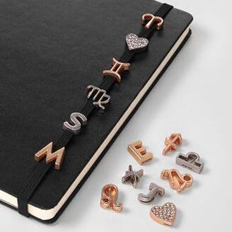 Actual product image Moleskine Pins Hear Crystal Gold (No binding)