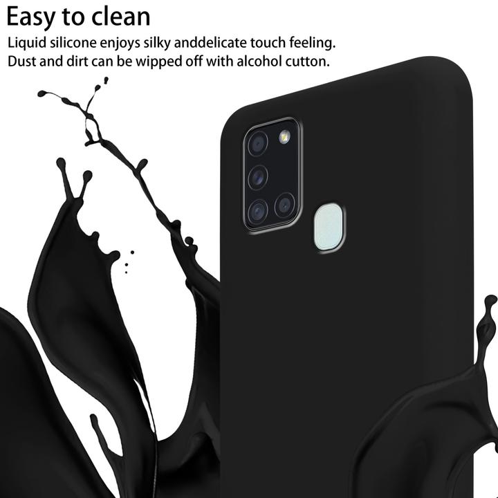 Actual product image Cadorabo TPU Cover Mobile Phone Chain Liquid (Samsung Galaxy A21s)