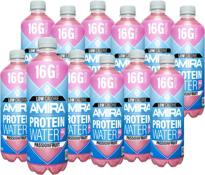 Actual product image Amira Protein water (Passion fruit, 12 x)