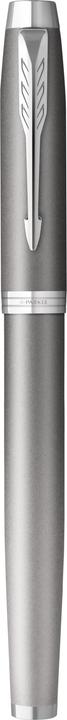 Produktbild Parker Pen Parker IM Writing Rituals Rollerball Pen, Grey Finish with Gradient, Chrome Trims, Fine Point, Black (Grau, 1 x)