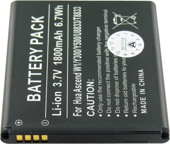 Actual product image Huawei Akku Ascend T8833, U8833, W1, Y300, Y360, Y500