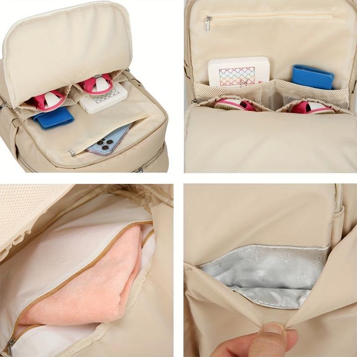 Produktbild Only-Bags.Store Grosse Kapazität Mommy Rucksack, Multi-Funktions-Reise Mutterschaft Windel Tasche, Frauen Dual-Strap