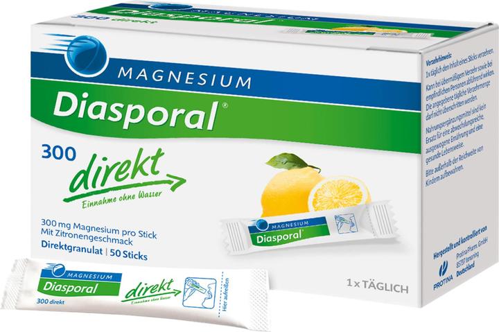 Actual product image magnesium diasporal 300 direct (50 Piece, Beutel, 67 g)