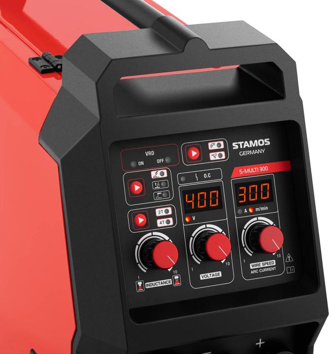 Produktbild Stamos Profi Kombi-Schweissgerät 300 A MIG MAG MMA WIG FCAW E-Hand IGBT Inverter 4 in 1