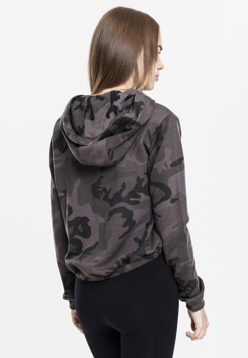 Actual product image Urban Classics Ladies Camo Cropped Hoody (S)