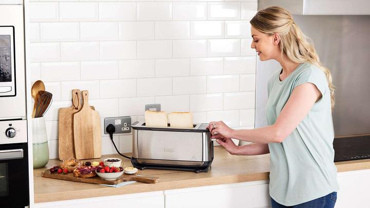 Image du produit Ninja 3-in-1 Multifunctionele Toaster, Grillplaat en Panini Maker - 7 Roosterstanden - RVS - ST202EU (Fiche CH)