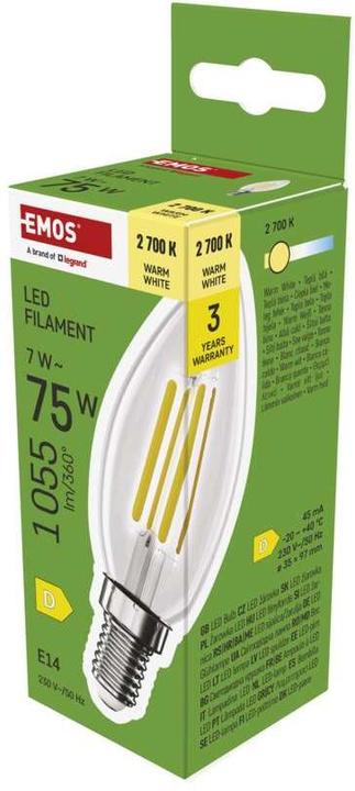 Produktbild Emos LED Lampe (E14, 7 W, 1055 lm, 1 x, D)