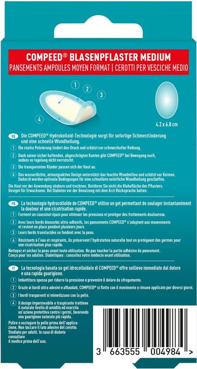 Immagine prodotto Compeed Cerotto per vesciche (10 x)