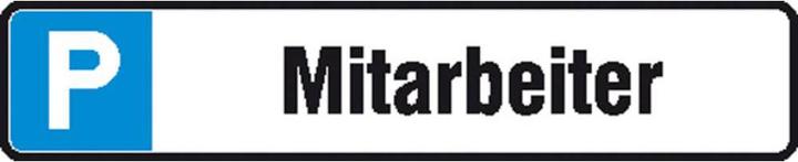 Produktbild SafetyMarking Parkplatzschild P Mitarbeiter