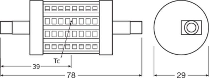 Actual product image Ledvance LED lamp (R7s, 8 W, 1055 lm, 1 x, E)