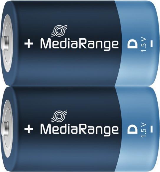 Produktbild MediaRange Premium Alkaline (2 Stk., D, 11900 mAh)