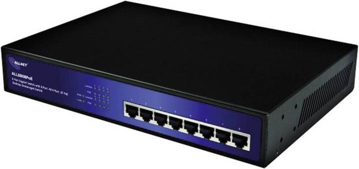 Immagine prodotto Allnet Porta Gigabit Full PoE Switch senza ventola (8 Porti)