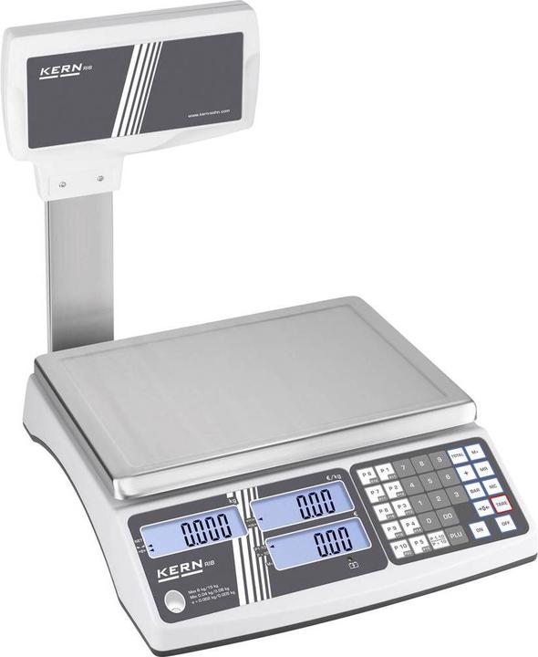 Actual product image Kern High-quality shop scales with large item memory, convenient operating philosophy and calibration