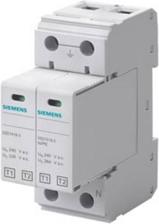 Produktbild Siemens Blitzstromableiter Typ 1125kA Blitzschutzklasse III und IV für 3Leite