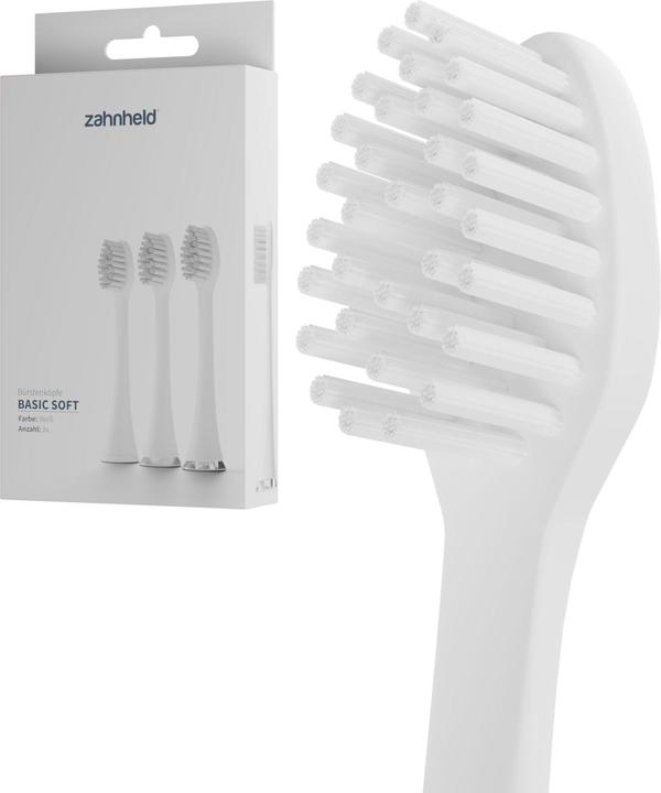Image du produit Zahnheld Tête de brosse Basic Soft 3x Blanc (3 x)