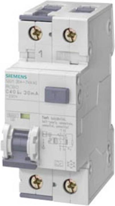 Image du produit Siemens Interrupteur FI/LS kAN type F temporisé K 30 mA BChar In